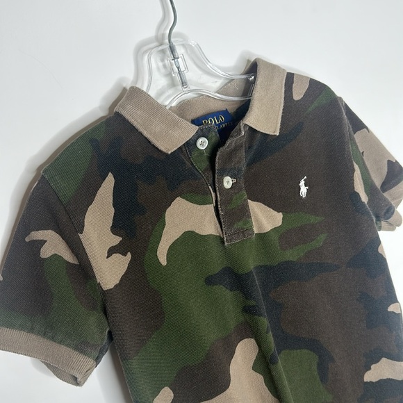 Polo Ralph Lauren boys camo polo size 5 VGUC - Picture 2 of 3